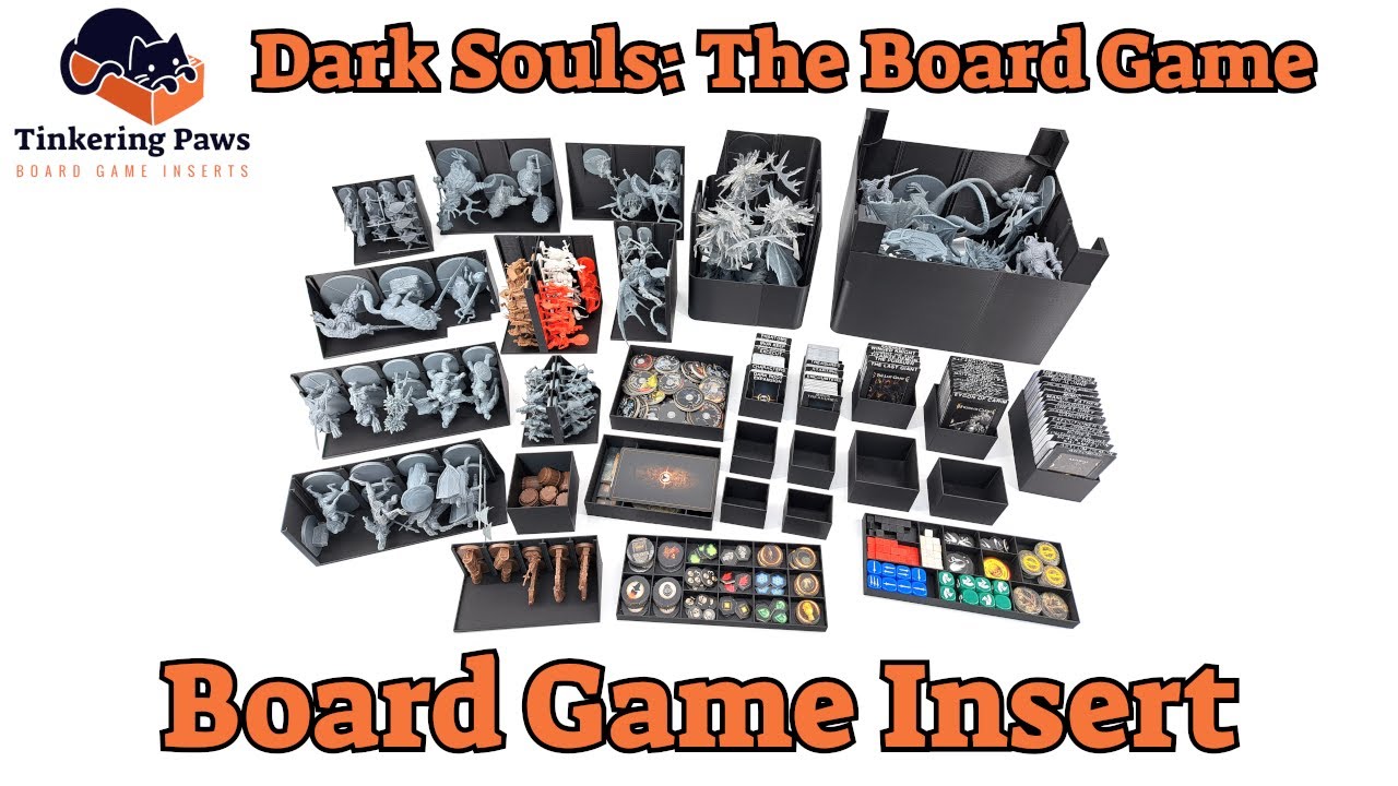 Dark Souls: The Board Game - Board Game Insert / Organizer - By Tinkering Paws