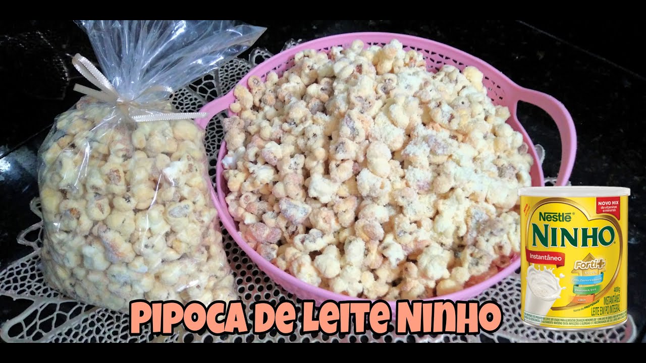 DESCUBRA! COMO FAZER A MELHOR PIPOCA DE LEITE NINHO | FAÇA E VENDA | Nanusa Santos
