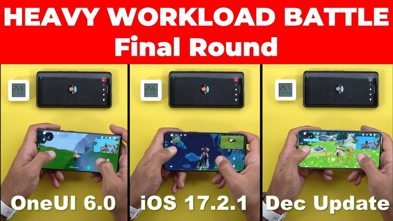 Heavy Workload Test (Final Round) - Pixel 8 Pro vs iPhone 15 Pro Max vs S23 Ultra