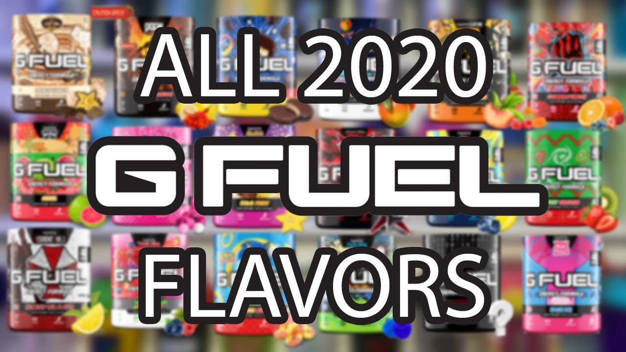 RANKING AND REVIEWING *EVERY* 2020 GFUEL FLAVOR