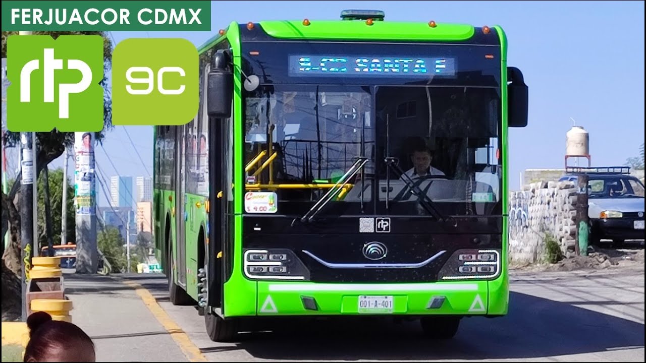 RTP CDMX - Ruta 9C - De Puerta Grande a Centro Comercial Santa Fe - RECORRIDO COMPLETO