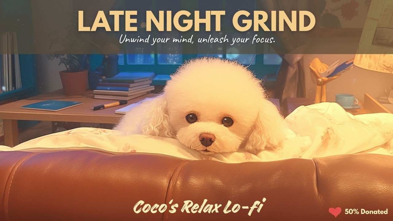 Late Night Grind 🌙 Cozy Lofi to Unwind & Focus [Vol. 91]