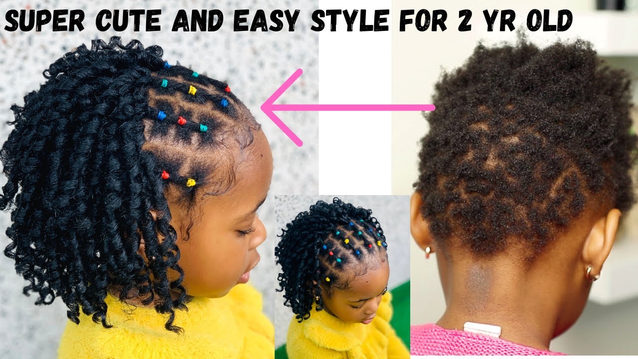 Guys this Style is a Must Try..., OMG | Cute and Easy Hairstyle for Kids with  Short Natural 4c Hair