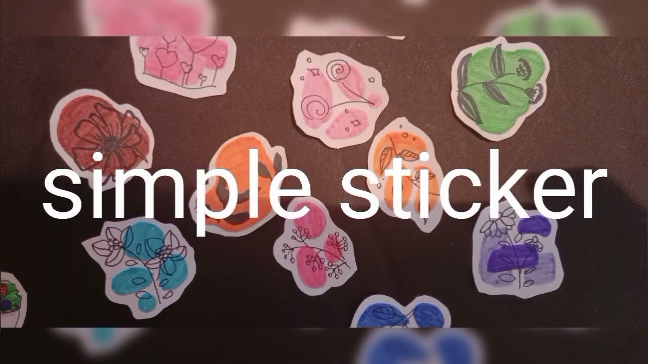 How I make supplies for my jung journal/scrapbook\(part-1)#journal #craft #sticker #scrapbooking
