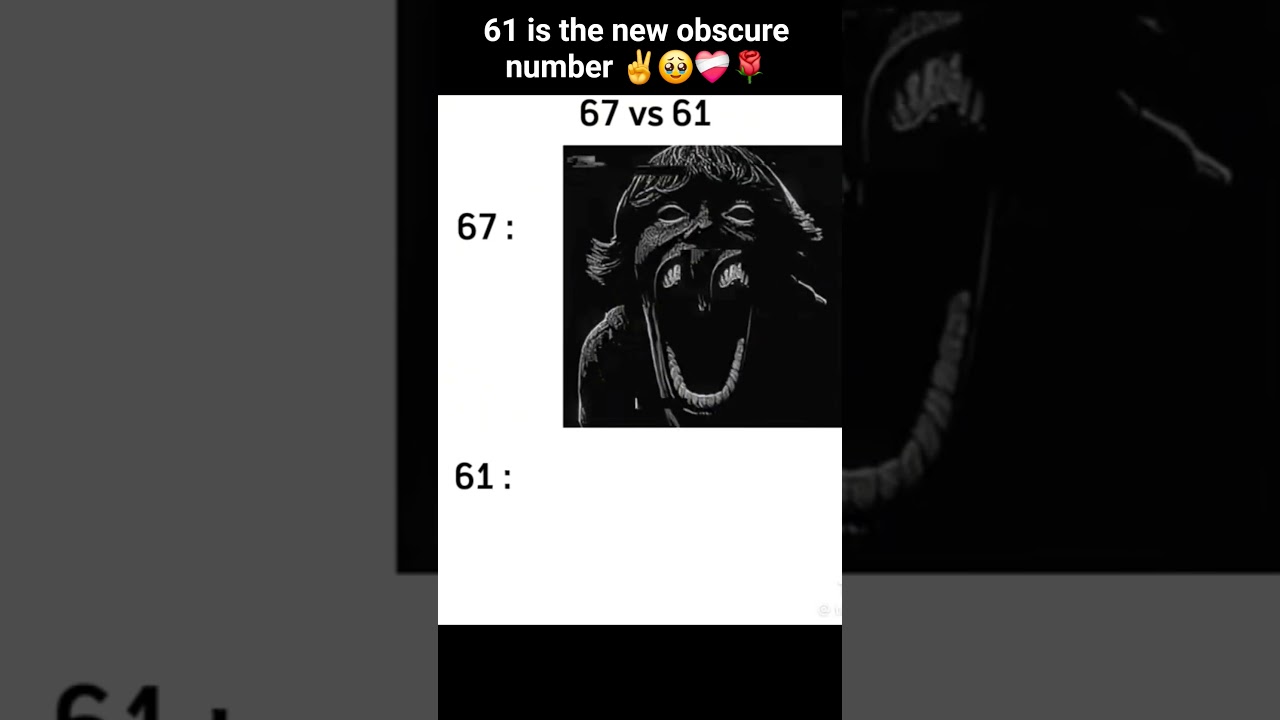 61 is peak🌹❤️&zwj;🩹#fypシ゚viral #fypシ #viralvideo #shorts #tiktok #677 #061 #edit #memes
