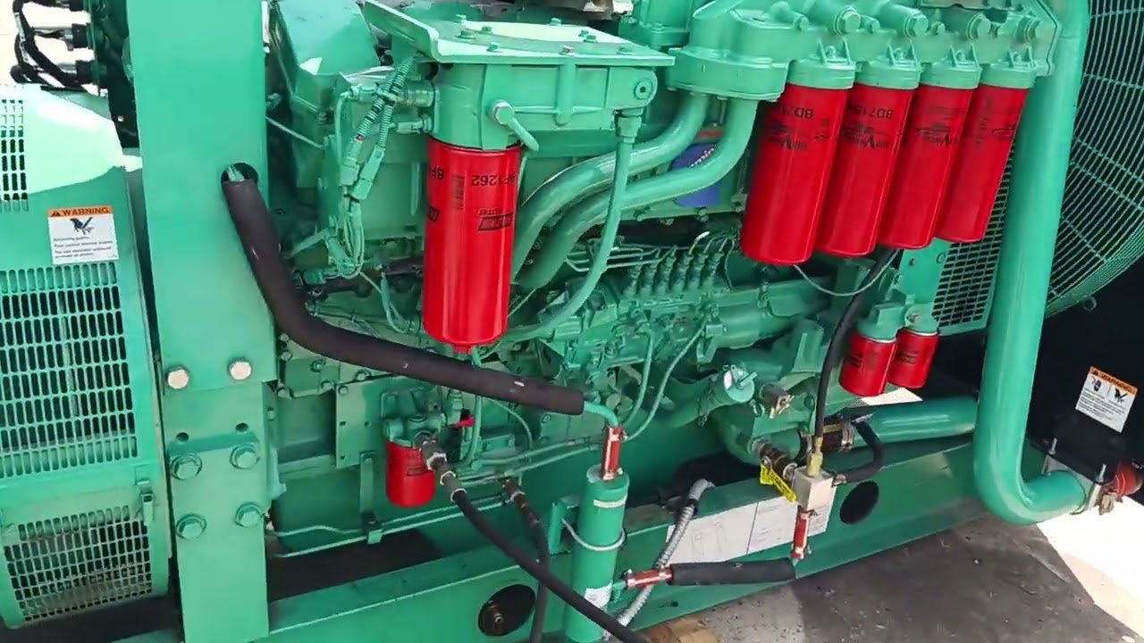 Good Used Cummins QST30-G5 1000kW Generator Set
