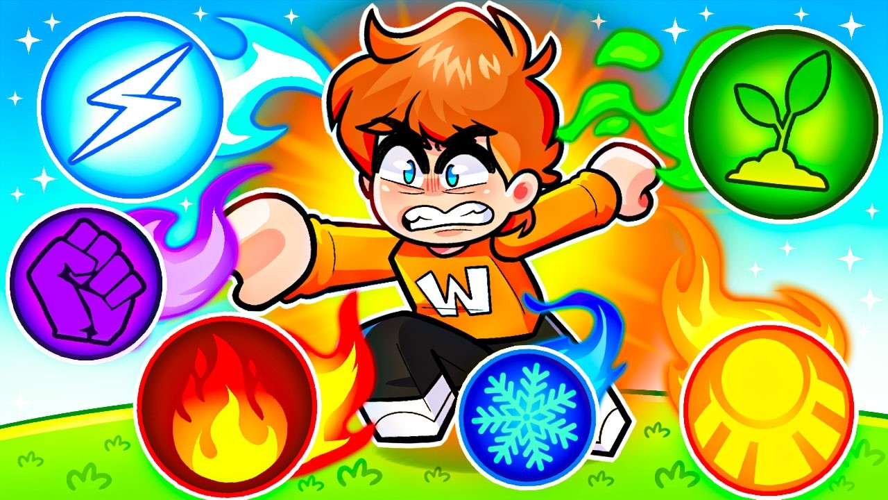 ¡Evolucioné Mis PODERES ELEMENTALES en ROBLOX! 🔥⚡