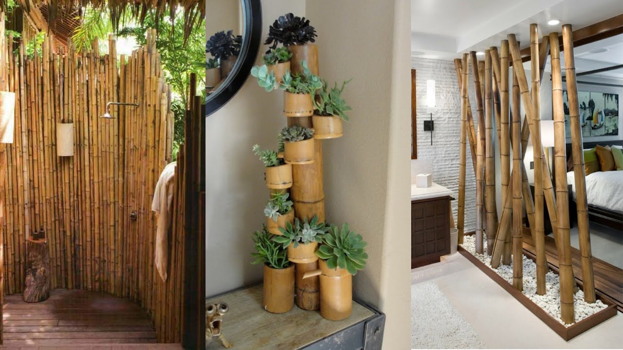 60+ idées de décoration en bambous - décoration jardin & intérieur