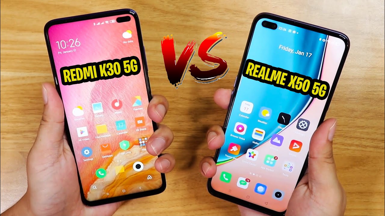 Realme X50 5G vs Redmi K30 5G - Battle of the 5G Phones