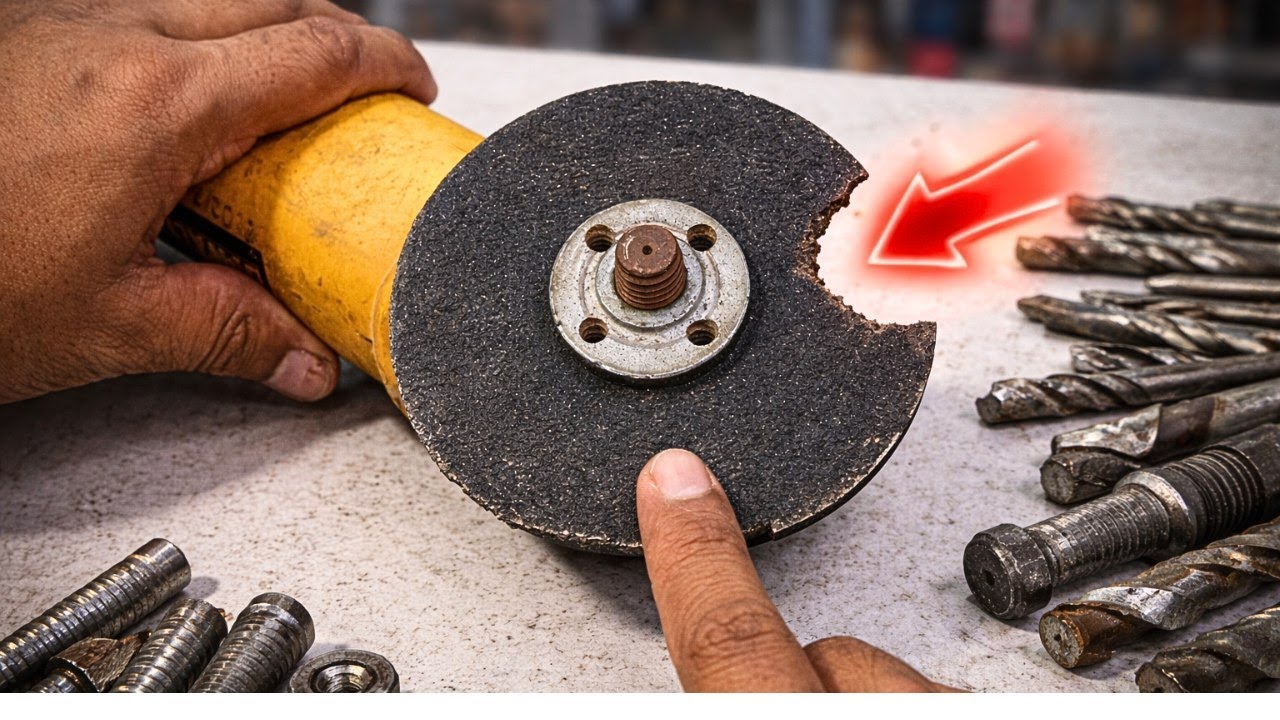 Nobody Talks About This Smart Way to Reuse a Broken Grinder Disc