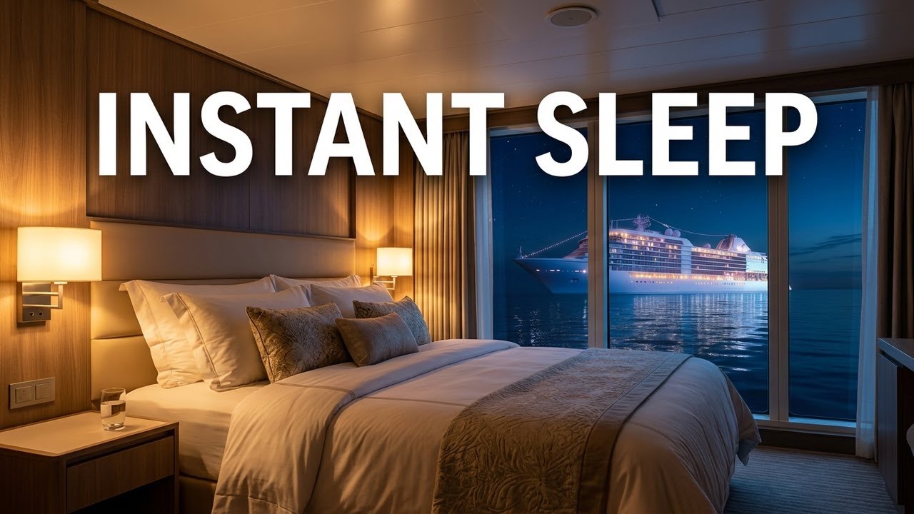 Nothing to Hold, Nothing to Do — Drift to Sleep Aboard a Luxury Cruise