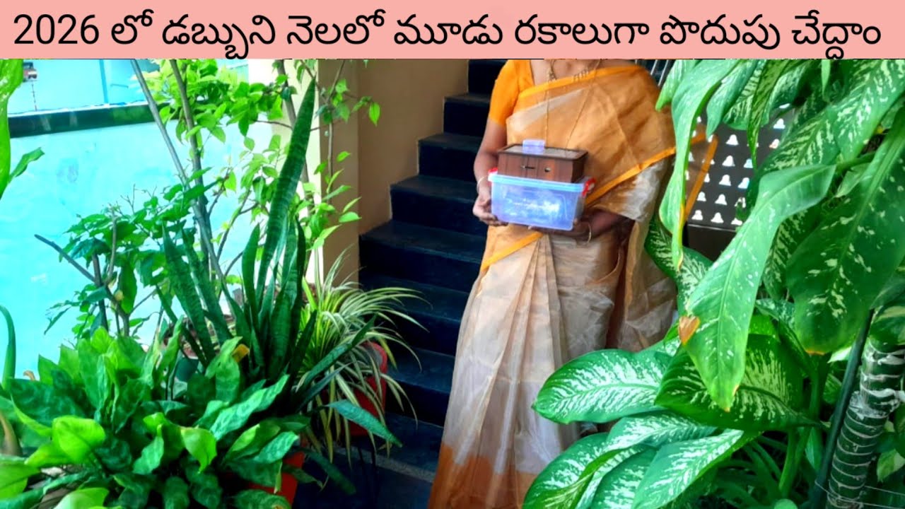 2026 లో మధ్యతరగతి వాళ్ళం పొదుపుని ఖర్చు పెట్టకుండా పెట్టుబడులుగా పెట్టి సంపాదన స్టార్ట్ చేద్దాం 