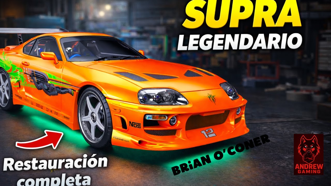 Restauré el Toyota Supra de Brian O’Conner 😱 | Car Mechanic Simulator 2021