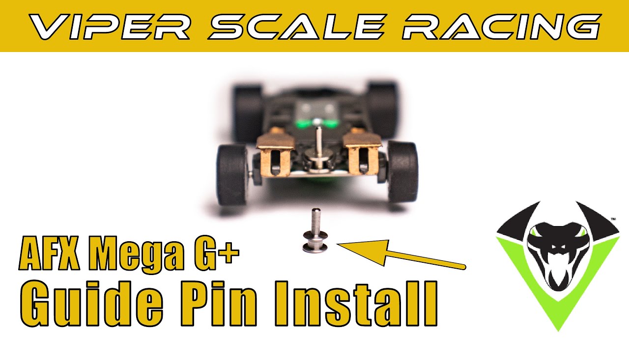 AFX MG+ HO Slot Car Guide Pin Installation