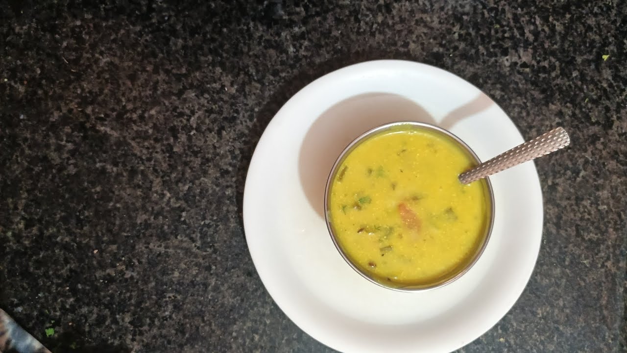 Spring onion  kadhi  recipe
