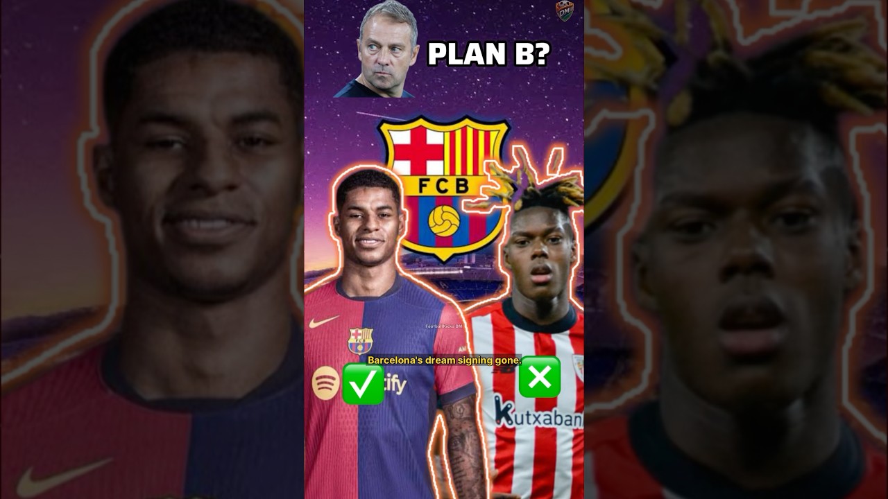 Rashford Joins Barcelona After Nico Williams Fails! Flick’s Gamble? 
