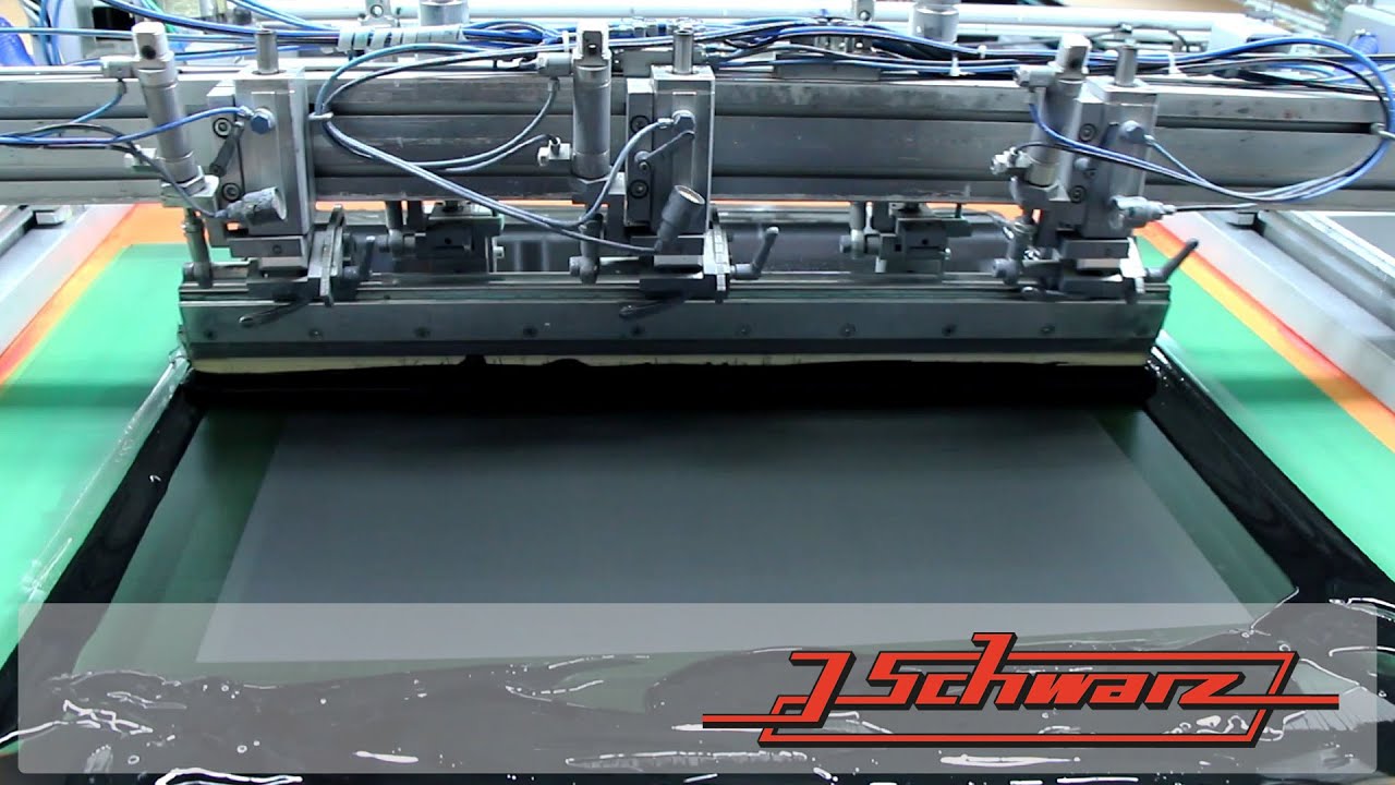Drucktechnik bei der J. Schwarz GmbH Bünde