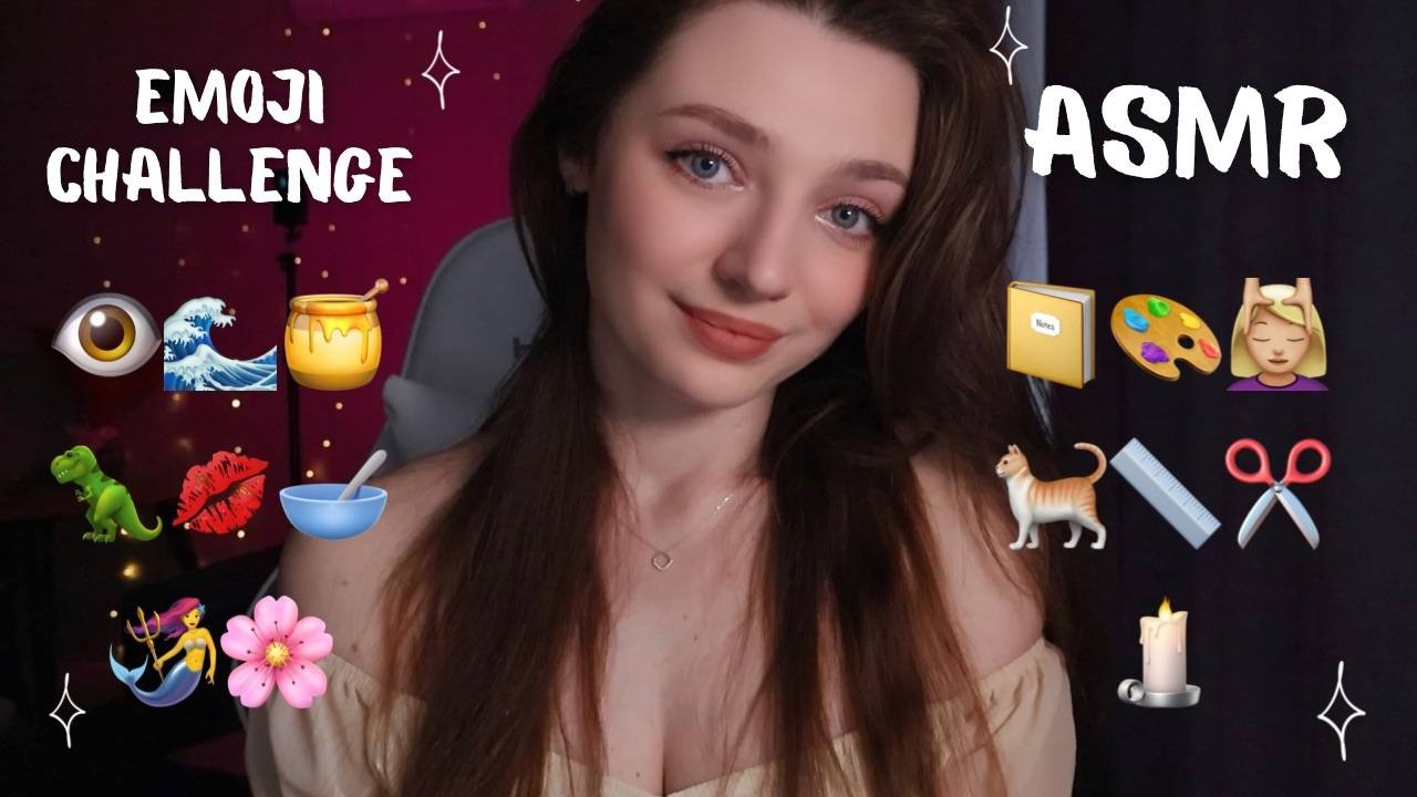 ASMR 🎧 Emoji Challenge 💋