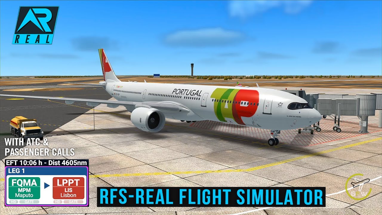 RFS - Real Flight Simulator - Maputo to Lisbon||Full Flight|A330NEO||TAP||TP282||FullHD|RealRoute