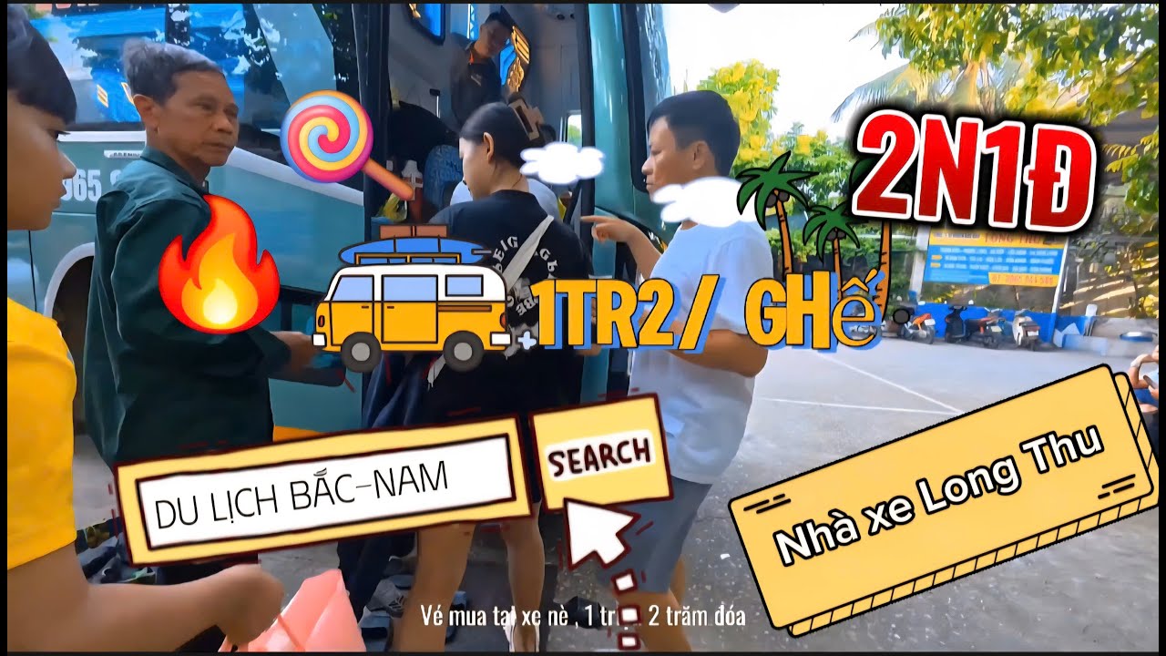 Trải nghiệm du lịch Bắc Nam | Xe khách Long Thu có gì | Du lịch Bắc Nam cùng Call mw D nào !!!