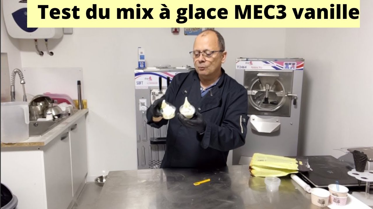 test du mix à glace vanille de Mec 3
