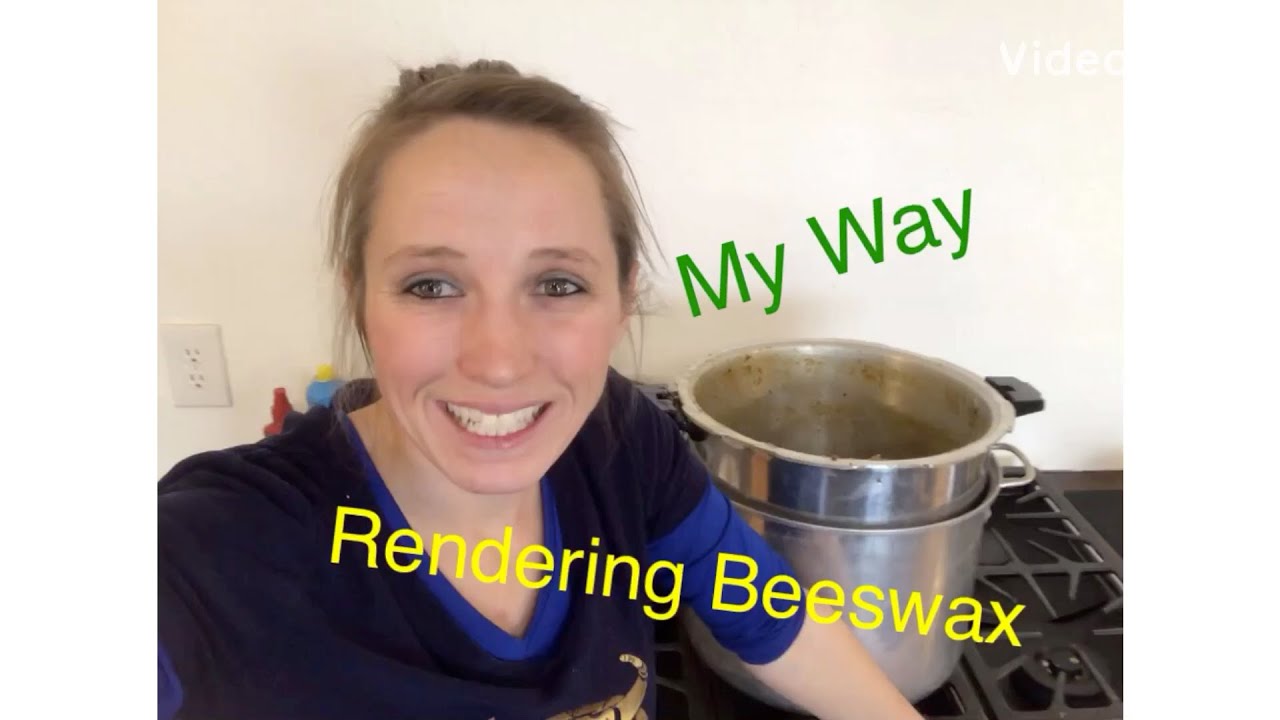 Rendering Beeswax, Easy Simple, Clean Beeswax, Wax Rendering, how to clean wax, Backyard Bee Builder