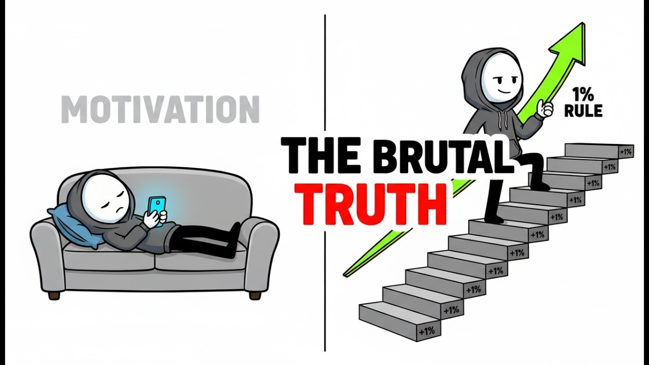 THE BRUTAL TRUTH ABOUT DISCIPLINE NOBODY WANTS TO HEAR (The 1% Rule Explained)