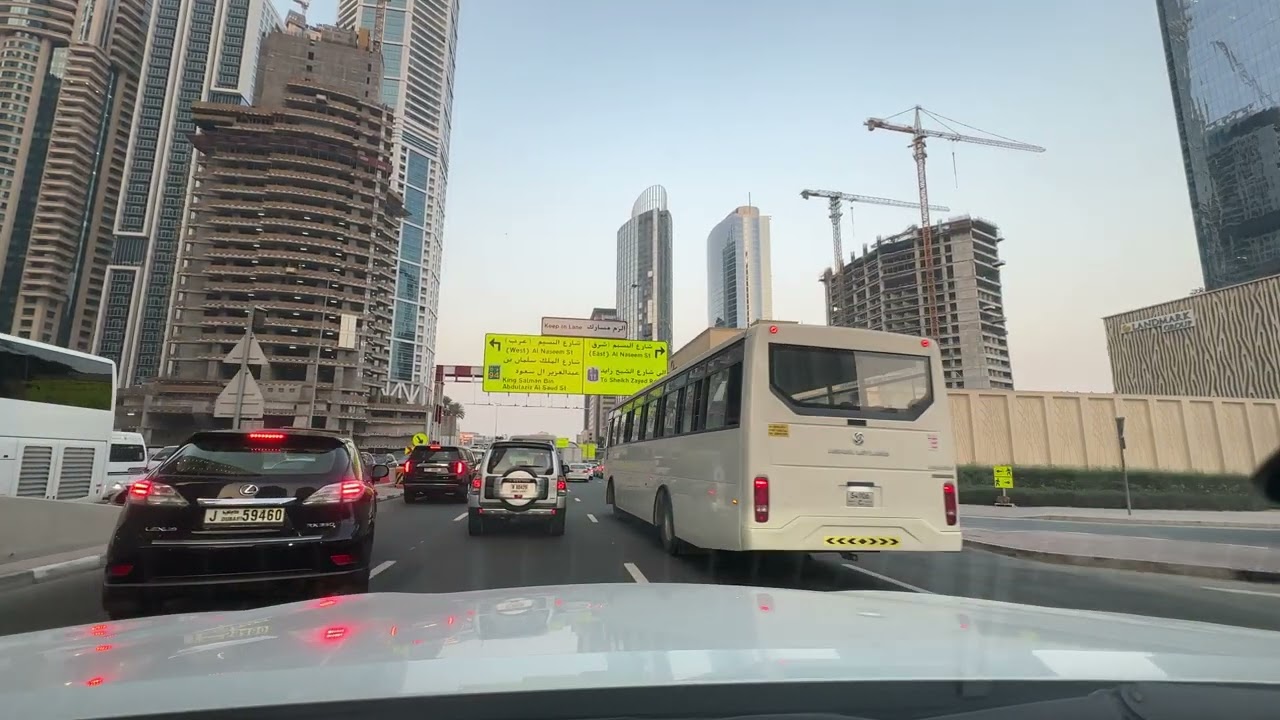 Dubai Harbor Marina To The Lake 🇦🇪Road Trip 23 October 2025