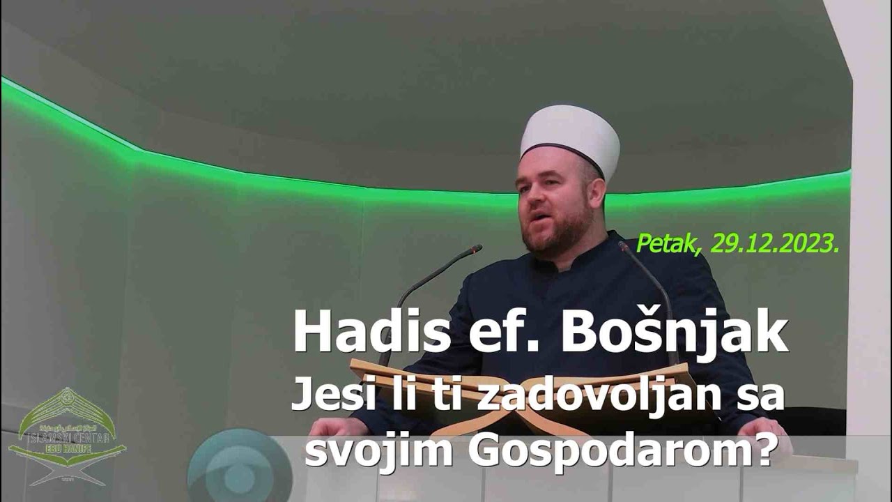 Hadis ef. Bošnjak: 