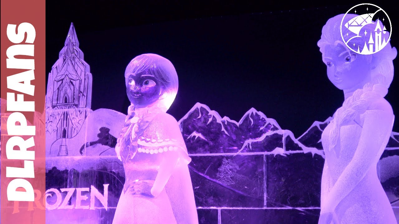 Ice Sculptures Disneyland Paris 25th Anniversary Making Off