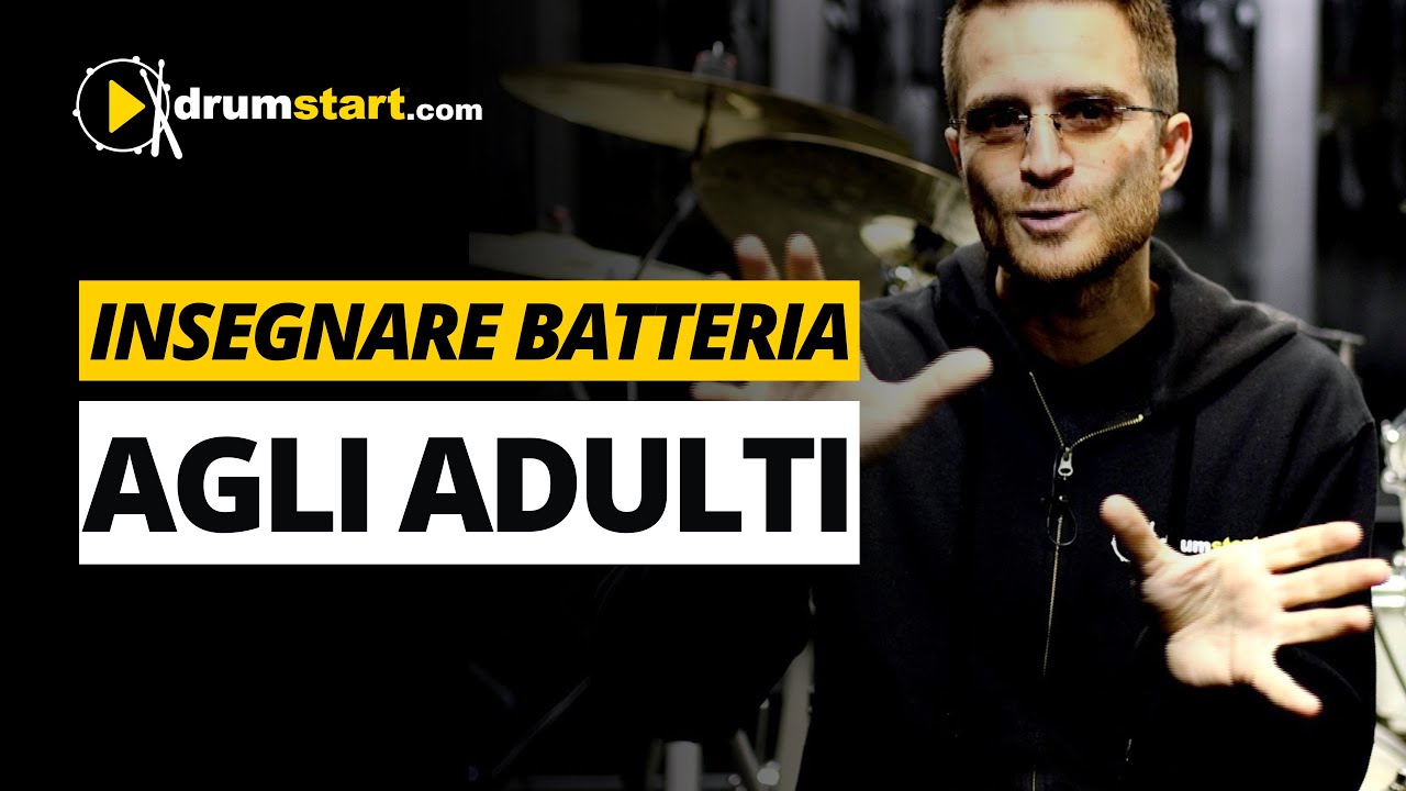 Come insegnare la batteria agli adulti?