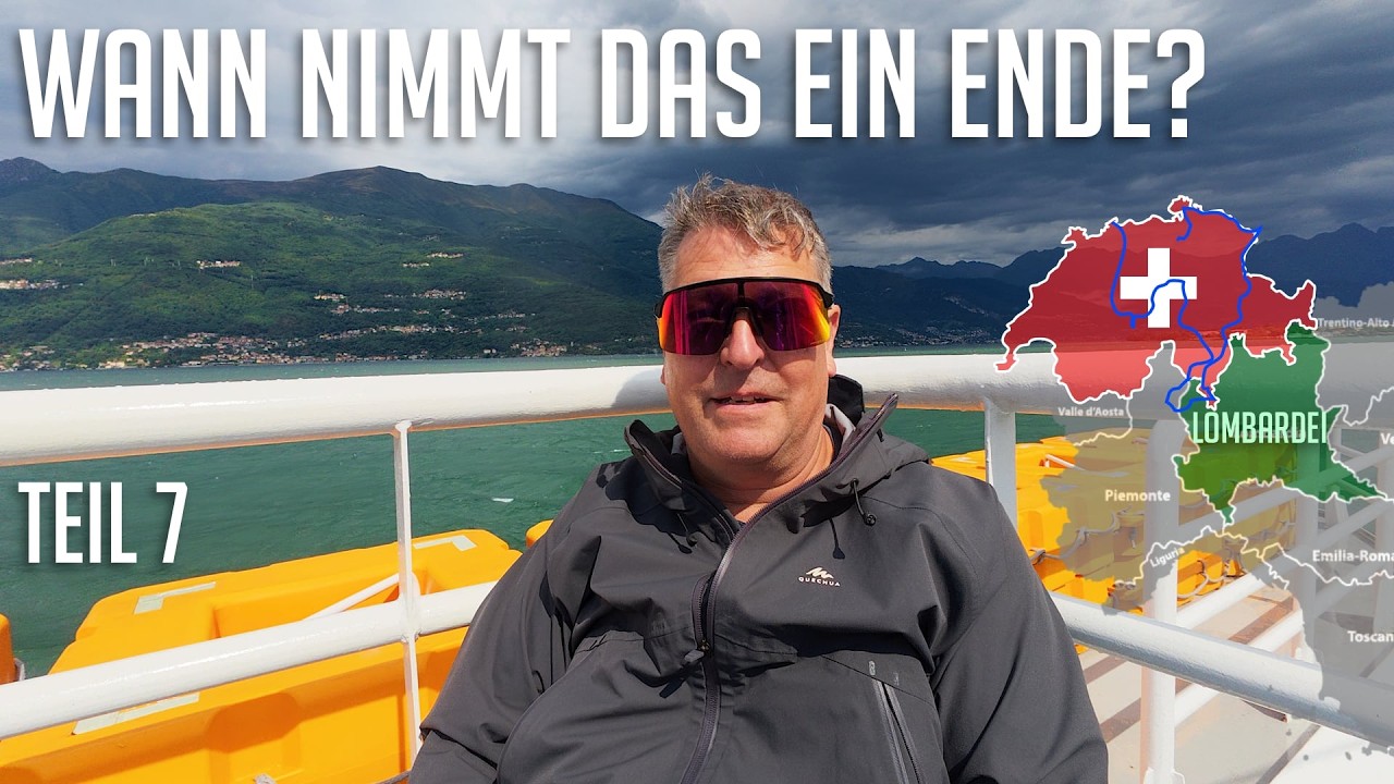 E-Bike Reise Schweiz Teil 7 - vom Comer See zum Luganersee