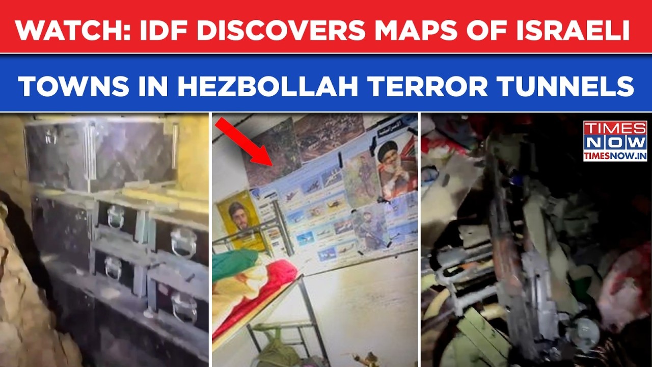 WATCH: IDF Discovers Map of Israeli Towns In Hezbollah Tunnels, Big Terror Attack Foiled?