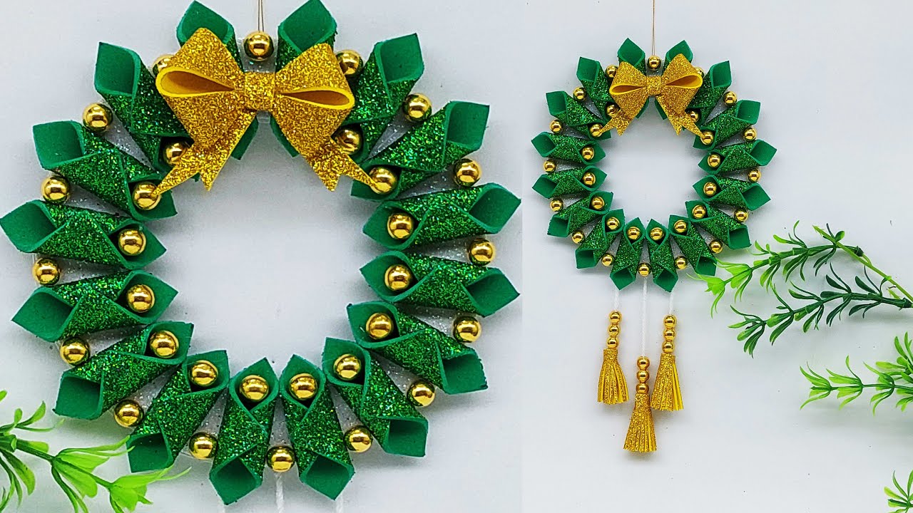 Christmas Wreath Making Ideas | Christmas Decorations With Wreath | DIY Christmas Crafts