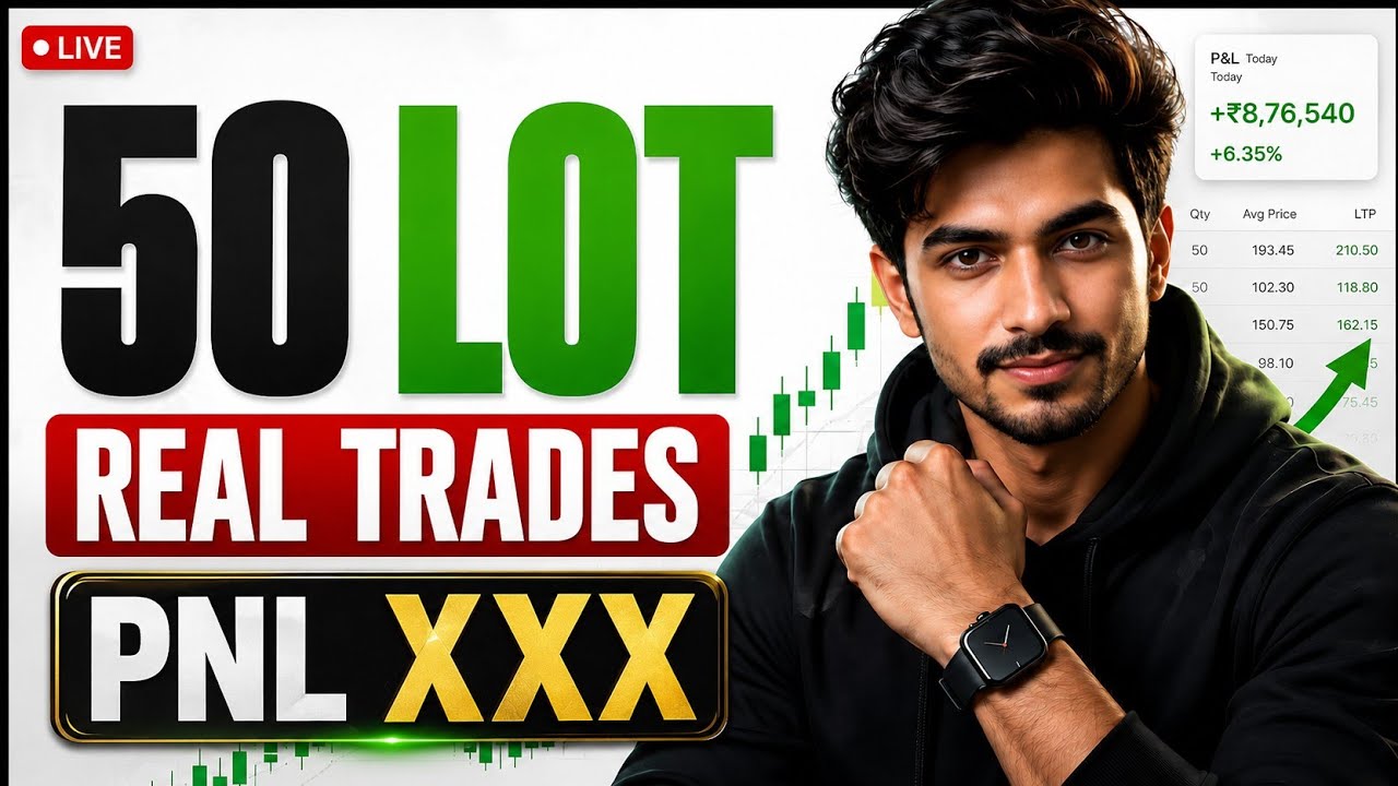 🔥 ₹2 Lakh Profit! | 50 LOT Option Selling Challenge | Day 3