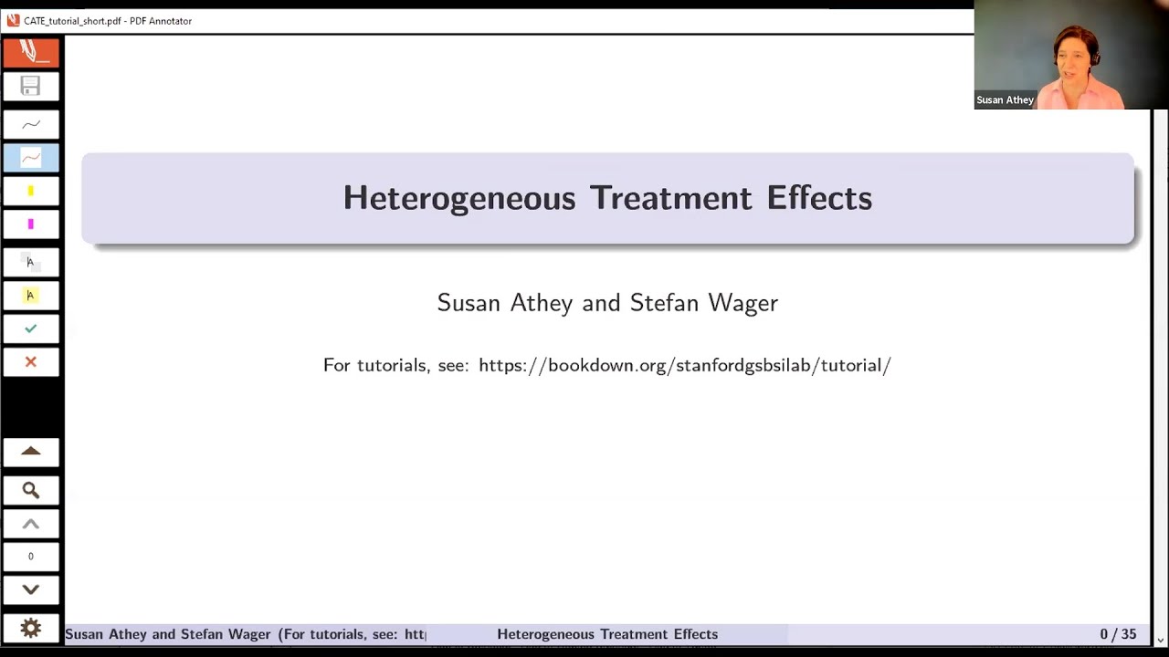 Susan Athey and Stefan Wager: Estimating Heterogeneous Treatment Effects in R