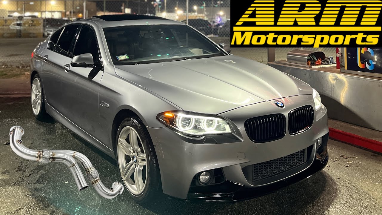 BMW 550i Downpipes Install!!! I F10 N63TU AWD ARM MOTORSPORTS!!