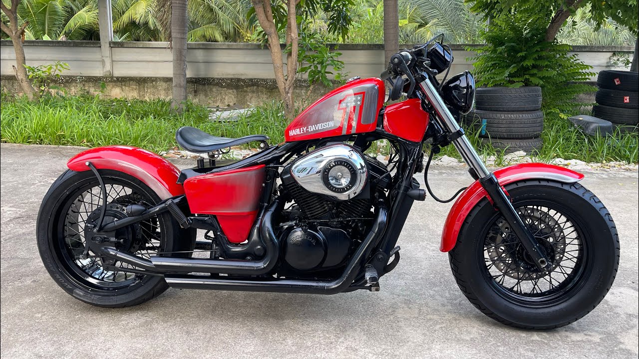 Honda Steed 400 แต่งแนว Bobber ล้อโต - ขายแล้วครับ SOLD