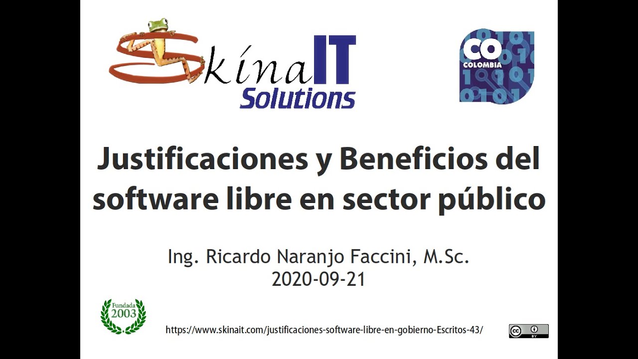 Justificaciones del uso de Software Libre en sector Gobierno