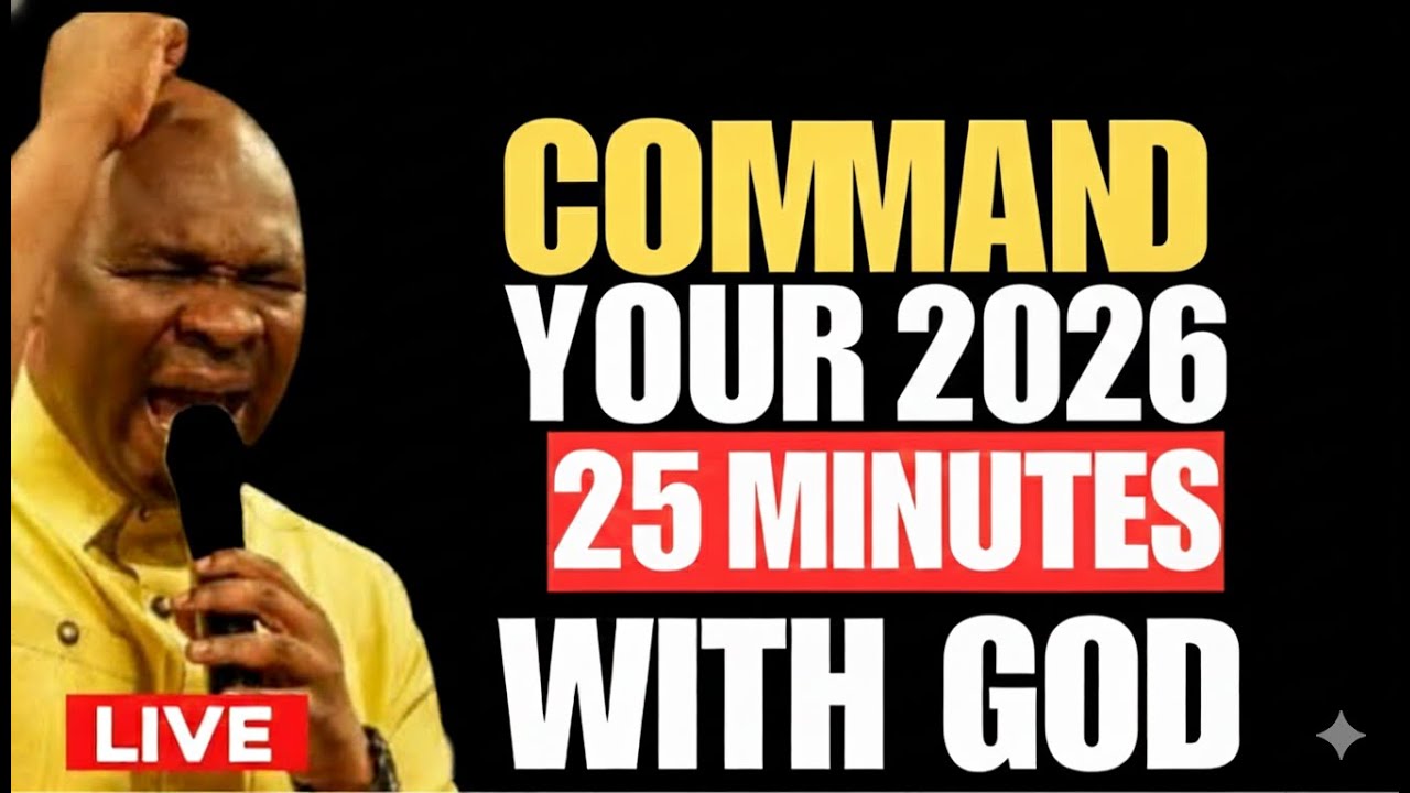 COMMAND YOUR 2026 | 25 MINUTES WITH GOD | Spiritual Prayer by Apostle Joshua Selman