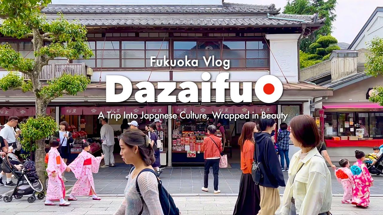 Day Trip to Fukuoka - Dazaifu’s Iconic Shrine & Retro Old Town | JAPAN VLOG 🇯🇵