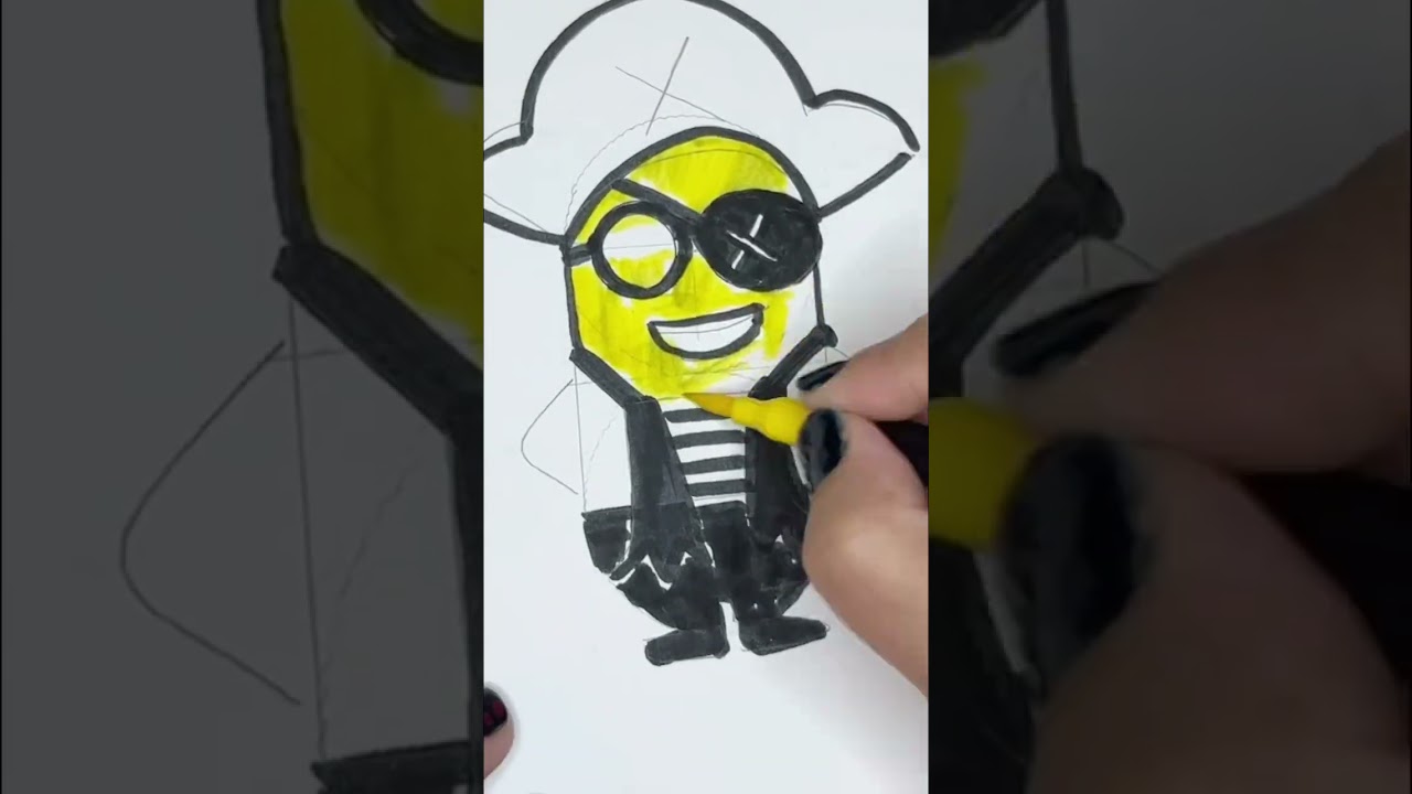Minion as a pirate for Halloween