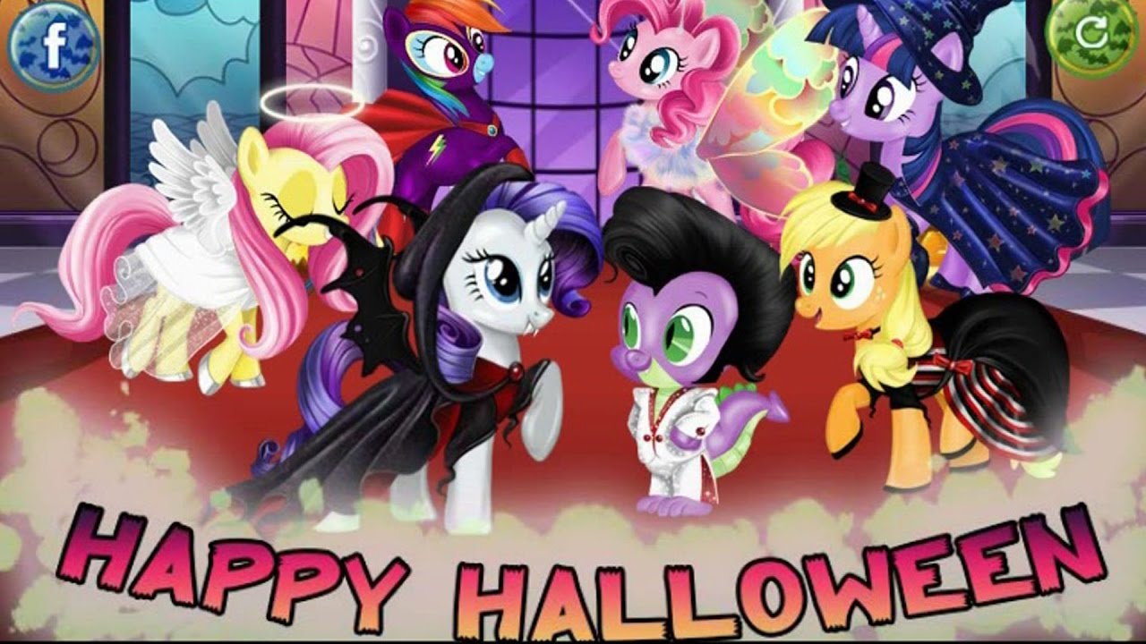 Хэллоуин у пони! Май литл пони собираются на балл в честь Хэллоуина. HAPPY HALLOWEEN в Понивиле.
