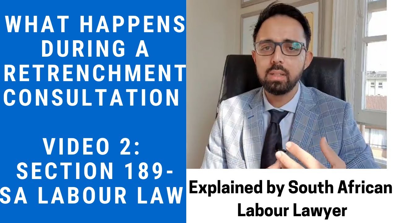 [L106] Unfair reasons for retrenchment: South African Labour Law explained - Video 2 of 2