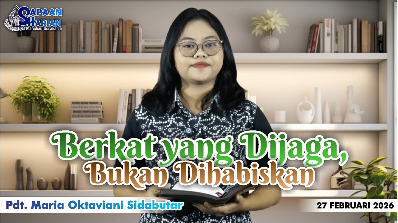 Sapaan Harian GKJ Manahan Surakarta [Februari 27, 2026] - 