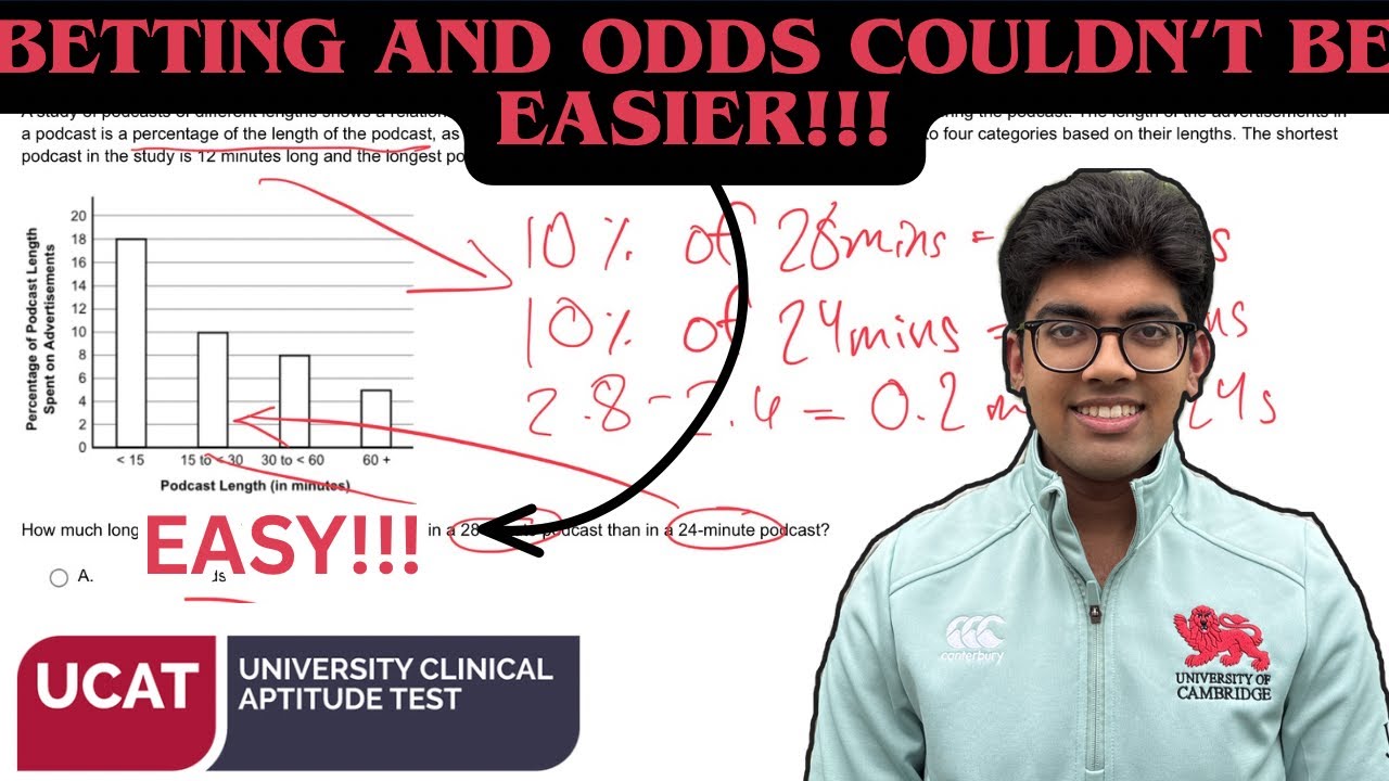 BETTING AND ODDS SIMPLIFIED!!! | UCAT QR TIPS AND TRICKS #10