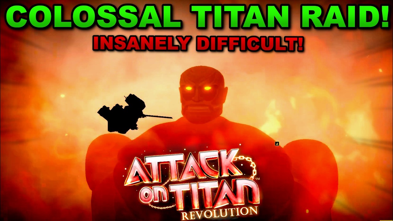 Сражение с Колоссальным Титаном в Roblox Attack on Titan Revolution... Вот что произошло!