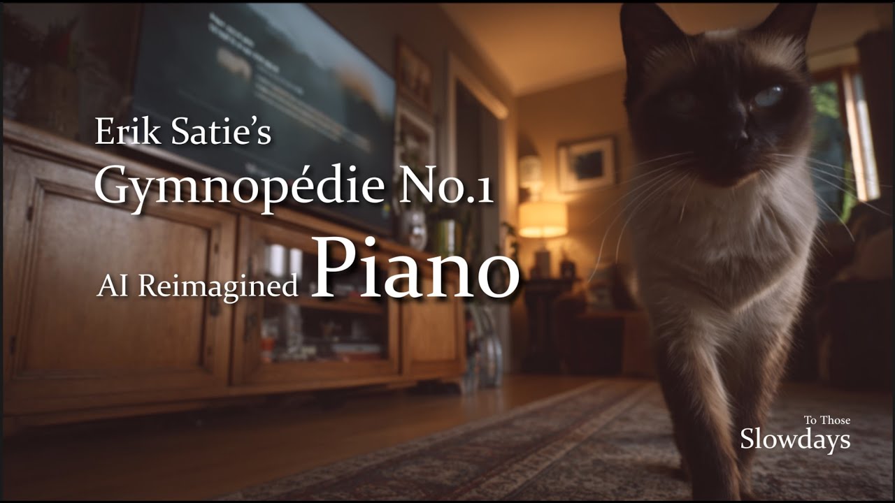 Erik Satie – Gymnopédie No.1 | AI Reimagined Piano (for Slowdays)