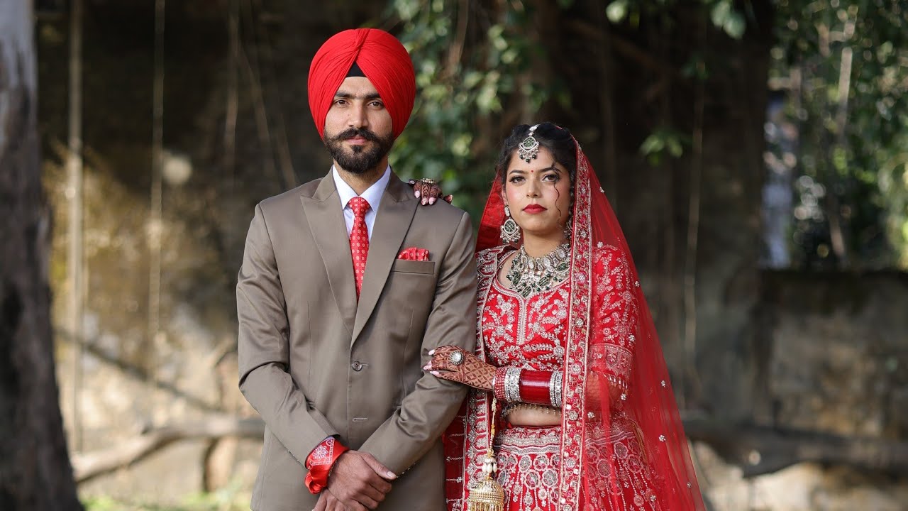 BEST COUPLE  WEDDING SONG//VARINDER WEDS ANCHAL///BY SONU HD STUDIO NAMOLI M-7986284476