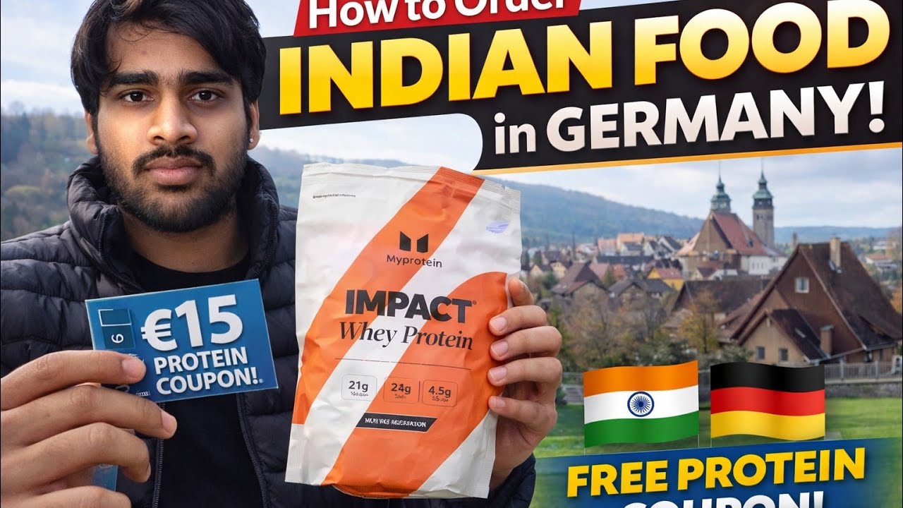 How to Order Indian Food in Germany 🇮🇳🇩🇪 | Schmalkalden Travel + FREE €15 Protein Coupon!
